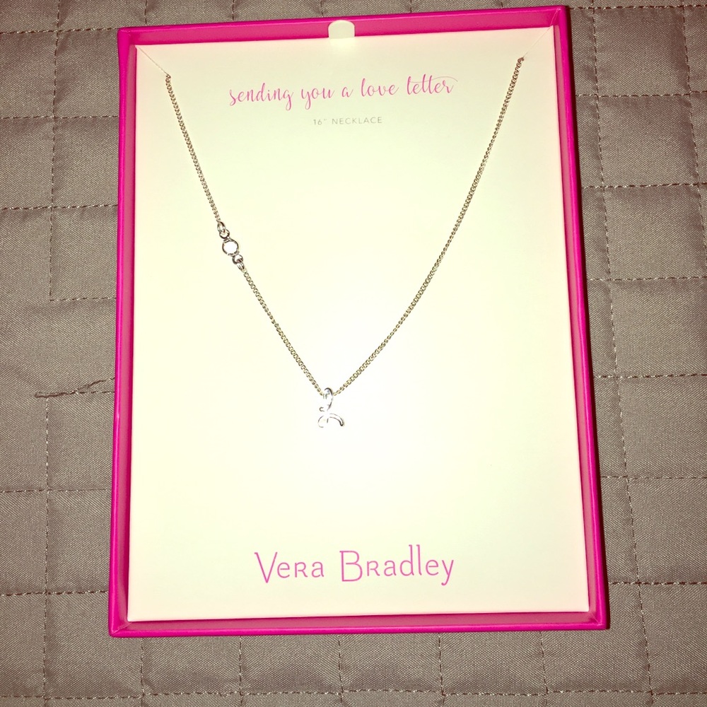 Vera Bradley Love Letter necklace “L”